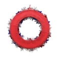 thumbnail image 2 of Celebrate It 19" Star & Tinsel Wreath , Red, White, & Blue Party Supplies and Decorations for Memorial Day, Independence Day, 2 of 2