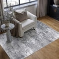 thumbnail image 4 of BERTHMEER 3' x 5' Gray Abstract Area Rugs Non-slip, 4 of 7