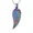 Rainbow, variant on Love Heart Wrapped in Wings Urn Pendant Memorial Cremation Jewelry for Ashes Keepsake Memory Necklace