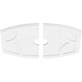 thumbnail image 2 of 32"W x 21 3/8"H x 4"ID x 17 1/4"C x 1"P Kailey Architectural Grade PVC Contemporary Ceiling Medallion, Two Piece, 2 of 11