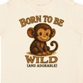 thumbnail image 4 of Inktastic Born to Be Wild Adorable Monkey Boys or Girls Toddler T-Shirt, 4 of 5