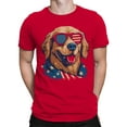 thumbnail image 2 of Patriotic Dog Design Men's T-shirt, 2 of 3