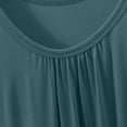 thumbnail image 5 of Fznquz Summer Ladies Nightgowns Casual Loungewear Dress Lightweight Loose Blue Soft Sleeping Nighties, 5 of 6