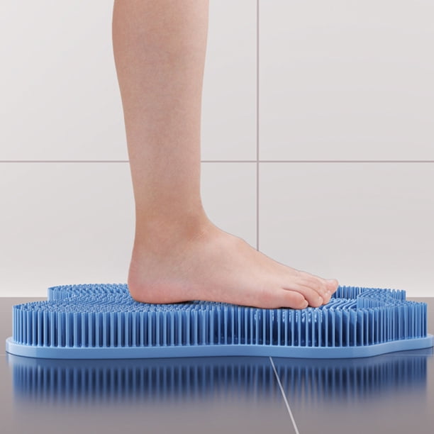 Xihbxyly Alfombrilla Antideslizante para Ducha con Masaje de Pies, Almohadilla de Pvc para Masaje de Espalda, Diseño de Ventosa Resistente, Esencial para La Seguridad Del Baño, Cómodo Uso Doméstico,