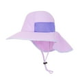 thumbnail image 1 of Sombrero de verano para niño y niña con protección solar para el cuello Sombreros infantiles para el sol Gorras de jardín de ala ancha, 1 of 3
