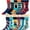 Variation S, variant on ZEKE Men's Pattern Dress Funky Fun Colorful Crew Socks 12 Assorted Patterns Variation S, 12-16