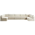 thumbnail image 1 of Meridian Furniture Jacob Sectionnel Modulaire en Velours Crème, 1 of 5
