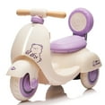 thumbnail image 4 of 12V Kids Ride On Electric Motorcycle,Toddler Scooter W/Parents Control,Three-Wheel Stable Design,Special Wooden Handle,Smoother Output and Slow Start&Stop,More Suitable For 1-3 Years BABY's, 4 of 14