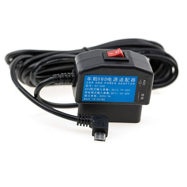 24 Hours Parking Monitor Charger OBD To USB Adapter Power Cable Lot