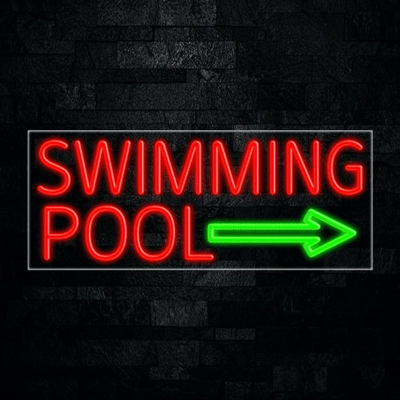 Swimming Pool LED Neon Sign 30"L x 12"H #31482