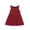 Wine, variant on Baby Girl Dresses Toddler Kids Baby Girls Summer Cute Sleeveless Dress Solid Color Vest Dress