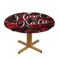 thumbnail image 3 of HAOXIT Round Flower s Table Cover for Party Kitchen Dining Room Indoor Outdoor Decor 31-35, 3 of 8