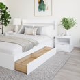 thumbnail image 4 of Nexera Harper 4-Piece Reversible Storage Bedroom Set, White, Double, 4 of 6