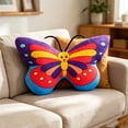 thumbnail image 5 of TNDBKQWR Cute Butterflys Shaped Pillow Plush Decorative Throw Pillows Soft Hugging Pillows, 16.54x10.63in Comfortable Seat Cushions for Bedroom Couch Bed Dorm, 5 of 6