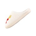 thumbnail image 5 of Taqqpue Christmas Slippers for Women Indoor Fluffy House Slippers Non-slip Fuzzy Flat Slides Perfect Soft Plush Comfy Warm Slip-On Cute Womens Slippers Winter Closed Toe Slippers Women, 5 of 8