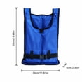 thumbnail image 3 of Travel-friendly Foldable Buoyancy Vest with Single Adjustable Strap, Lightweight Safety Life Jacket for Swimming and Boating, Water Sports Gear, Red, 3 of 9