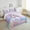 Blue Light Purple, variant on Erosebridal Unicorn Bedding Sets King with Comforter, Stars Print Reversible, Ultra Soft 3-Piece