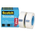thumbnail image 2 of Scotch - 8112PK Removable Tape, 3/4 in x 1,296 in, 2 Boxes/Pack, Post-it Technology (811-2PK), 2 of 4
