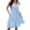 Sky Blue dress 84, variant on Karymi Summer Dresses for Women 2026 Sleeveless V-Neck Tiered Ruffle Hem Midi Dress, Solid Casual Loose Tunic Dress with Side Pockets Maxi Dress