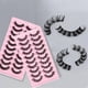 thumbnail image 2 of 10Pair Natural False Eyelashes Thick Eyelashes Make Up 3D Mink Lashes Soft Eye Lashes, 2 of 5