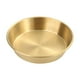 thumbnail image 1 of Toystoory Juego de platos para servir condimentos de acero inoxidable pulido resistente a la corrosión, color dorado, sin rebabas. Cocina y Comedor 11cm (oro), 1 of 6