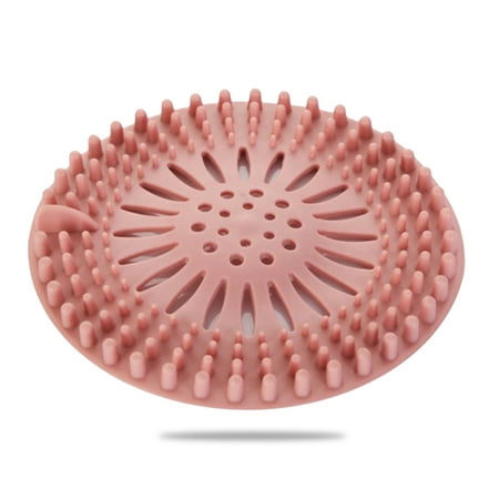 

Kironypik Sewer Sink Drain Garbage Filter Recycled Hair Strainer Water Stopper Anti-clogging Catcher Cover Bathtub Tool for Kitchen Pink