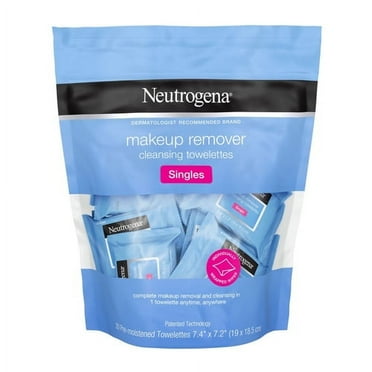 Neutrogena Makeup Remover Cleansing Towelette, Singles, 20 Ea, 2 Pack