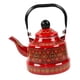 thumbnail image 5 of Tetera grande esmaltada de 2,5 l, diseño clásico, para estufa Rojo A, 5 of 9