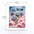 thumbnail image 3 of Diamond Art Pearl Painting Kit, DIY Pearl Art, Flowers Pearl Diamond Painting Kits, Handmade Picture Craft for Home Wall Decor 5.1x6.7 Inch, 3 of 4
