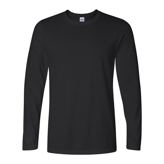 Gildan - Suave camiseta básica de manga larga para hombre (Paquete de 5) (Negro) Gildan UTBC4808_black