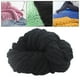 thumbnail image 1 of Hilo Grueso de Chenilla perfecl Acrílico para Sombrero de Ganchillo Cojín Manualidades Manta Negro, 1 of 8