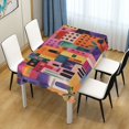 thumbnail image 3 of Yayeee Tablecloths for Rectangular Tables 54 x 54 inch Party Table Cover, Art Buildings, 3 of 6