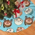 thumbnail image 2 of XMXY Halloween Christmas Tree Skirt, Christmas Kawaii Ornaments Holiday Party Indoor Decorations Ornaments, 48" Inch, 2 of 9