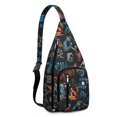 thumbnail image 1 of Console Player Sling Backpack - Play-Inspired Controller & Joystick Design, Compact Lightweight Daypack for Cycling & Shopping, 1 of 4