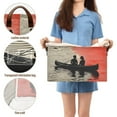thumbnail image 5 of Yayeee Foldable Storage Basket for Shelves with Handles Waterproof Cloth Bins, Illusionary Boat, 5 of 7