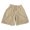 Khaki, variant on Awwp Men's Linen Blend 5 Inch Casual Shorts Elastic Waist Button Front Loose Fit Summer Walking Shorts Beach Vacation Bottoms Black Size: L