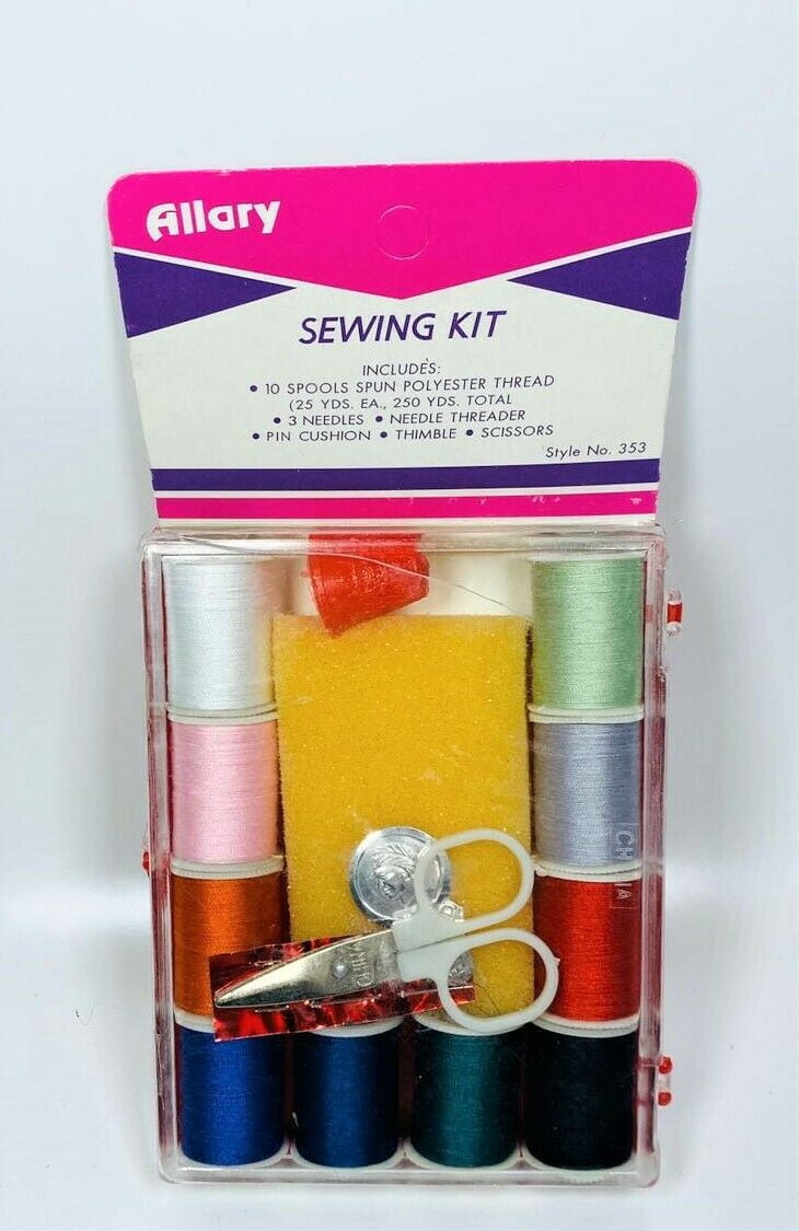 Allary Craft & Sew 10 Spools All Purpose Thread Assorted Colors