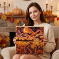 thumbnail image 4 of Halloween Ghost Pearl Art Kit Spooky Diamond Art DIY Kit Cute Diamond Painting Crafts for Adults Holiday Wall Decor Handmade Gift for Halloween Craft Lovers Mom Friends,Ghost Village, 4 of 6