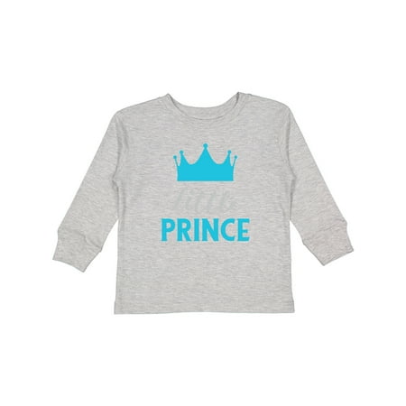 

Inktastic Prince Little Prince King Crown Baby Boy Gift Toddler Boy Girl Long Sleeve T-Shirt