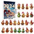 thumbnail image 4 of Calendario Adviento Pollo Navideño Con Adorno Acrílico 2D (G), 4 of 9