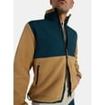 thumbnail image 4 of Ozark Trail Men's and Big Men's Mix Media Fleece Jacket, Sizes S-3XL, 4 of 7