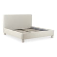 thumbnail image 3 of Moe's Home Collection Ichigo Fabric King Bed in Light Gray, 3 of 7