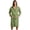 Army Green, variant on Bathrobe for Men Long Sleeve Hooded Midi Bathrobe Soft Comfort Men Loungewear with Tie Waist Belt
