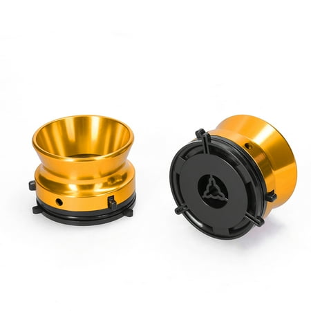 

moobody 2PCS 1 Pair 10inch Open Disk Recorder Aluminum Cup Universal Opening Machine Loading Device Universal Tape Recorders Loading Device for Studer ReVox