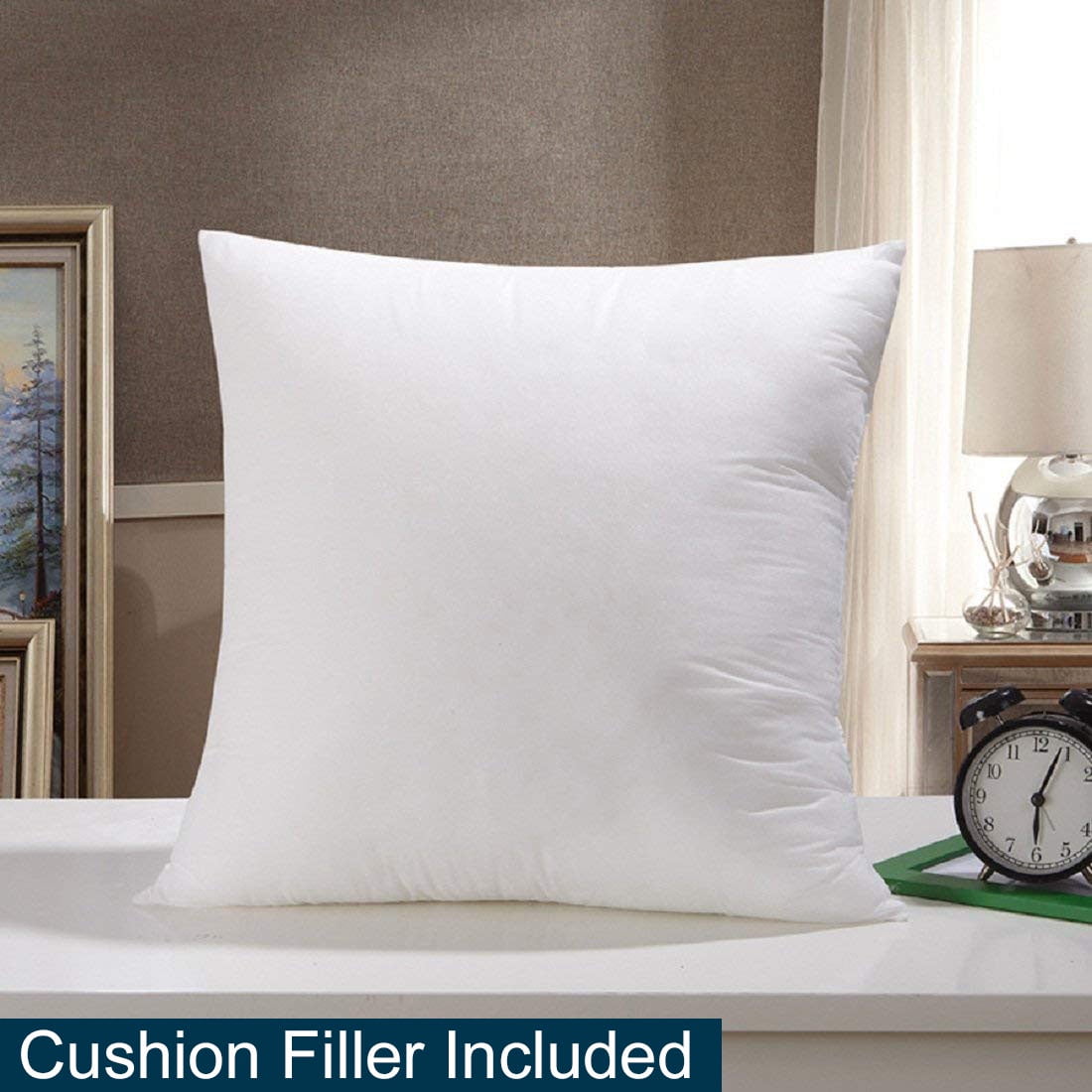 Decorative Indoor Outdoor Weatherproof Throw Pillows Cushions with Inserts – 12x20 Inches
