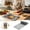 Grey, variant on Silicone Knife Mat Soft-Grip Slot Organizer Wall Mounted Knife Storage Tray For Kitchen Knife Storage(Black-41.1X20.8Cm)