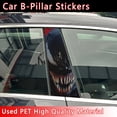 thumbnail image 2 of Pegatinas de vinilo para pilar B de coche, diseño de grafiti de Venom, impermeables, geniales, para cubrir arañazos, protección solar, para puertas de coche, 2 of 5