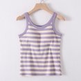 thumbnail image 2 of Timegard Womens Tank Tops with Built in Bra Striped Scoop Neck Undershirts Casual Sleeveless Shirts Top, 2 of 5