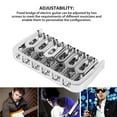 thumbnail image 4 of Electric Guitar Fixed Bridge Adjustable Guitar Fixed Bridge Telecaster Bridge Assembly With  Vibration Transmission, 4 of 8