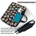 thumbnail image 2 of Lsque Colorful Retro Tape Pattern Laptop Bag – Portable & Slim Single-Shoulder Computer Case with Adjustable Strap, Protective, Lightweight for 13”/14”/15.6” Laptops, 2 of 8